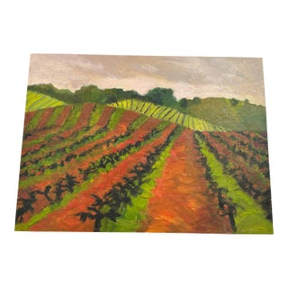 Original Oil on Board Painting by Susan Landor Keegin For Sale