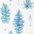 Sanderson Fernery Wallpaper in China Blue For Sale
