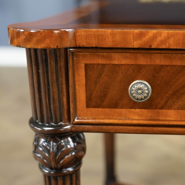 2020s Traditional Square Mahogany End Table For Sale - Image 5 of 12