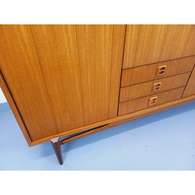 Vintage Scandinavian Teak Wardrobe, 1960s For Sale - Image 9 of 18