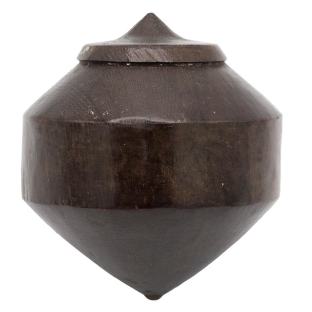 Vintage Spinning Wooden Top For Sale - Image 4 of 4
