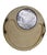 Very nice cerused and tile cheese board by Georges Briard from the 1960s. The wood base has two pewter colored metal...