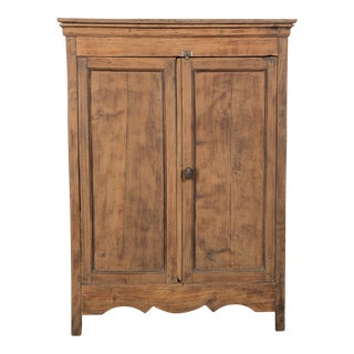 Early 20th Century Antique French Wood Armoire For Sale