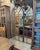 French French Architectural Salvage Iron Window Frame Mirror, Circa 1890 For Sale - Image 3 of 5