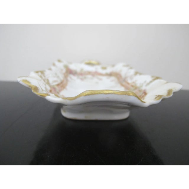 Beautiful Haviland Limoges porcelain serving tray or dish. Rectangular shape with handles at each side. White porcelain...
