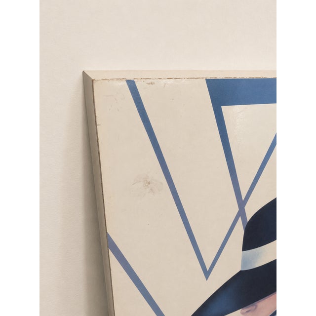 Wood Art Deco “Glam Girl” by Ferraro on Wood Panel For Sale - Image 7 of 10