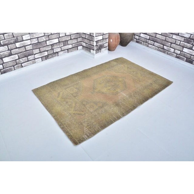 Turkish Oushak Anatolian Beige Rug For Sale - Image 3 of 10