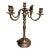 1980s Vagabond House 5 Arm Pewter Bird Candelabra For Sale