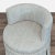 Custom Rolling Barrel Back Vanity Chair For Sale In San Francisco - Image 6 of 9