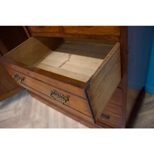 Antique Victorian Mahogany Compactum Combination Wardrobe, 1890s For Sale - Image 6 of 14