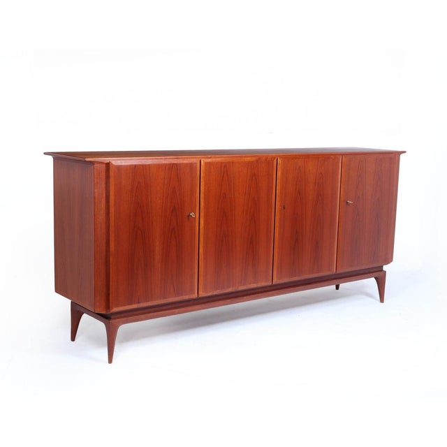 Mid-Century Swiss Teak Sideboard, 1960s, in Very Good conditions. Designed 1960 to 1969