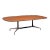 Charles and Ray Eames Herman Miller Walnut Segmented Base Racetrack Conference Dining Table For Sale