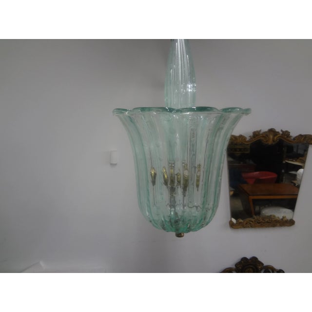 Mid-Century Modern 1970s Vintage Murano Glass Lantern by Barovier & Toso For Sale - Image 3 of 11