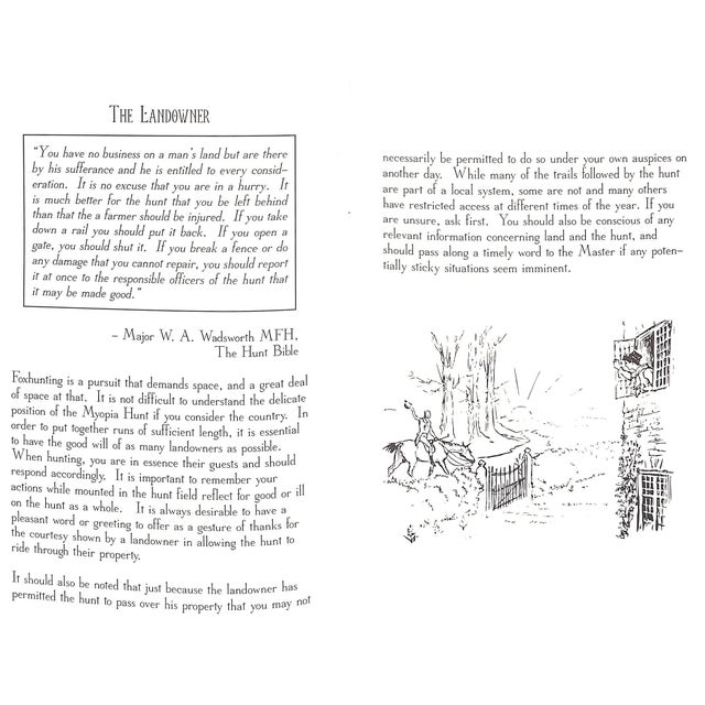 Myopia Hunt Club 1882-1996 Privately Published for Members Only Rules & Masters For Sale - Image 10 of 15