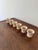 Late 20th Century Set of 6 Handcrafted Natural Stone/Marble Cups For Sale - Image 4 of 5