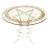 1970s Palm Beach Regency Faux Bamboo Entry or Dining Table For Sale