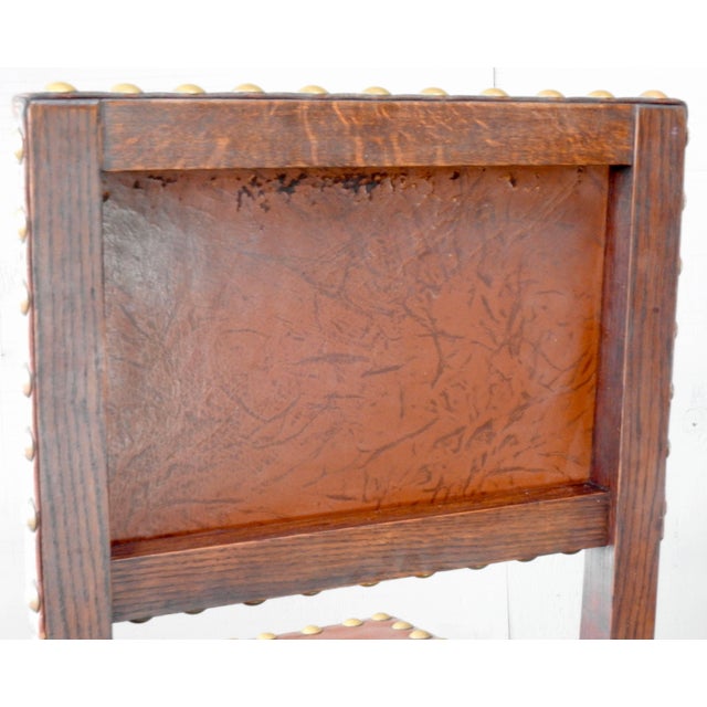 19th Century English Barley Twist Chairs- Sete of 6 For Sale In Nashville - Image 6 of 10