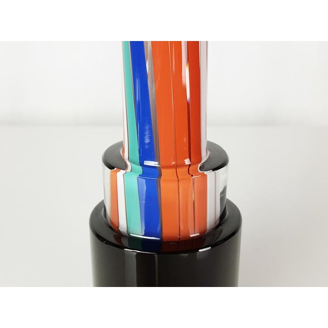 Multi-Colored Murano Glass Advertisement Paperweight by VeArt for Pirelli, 1980s For Sale - Image 4 of 9