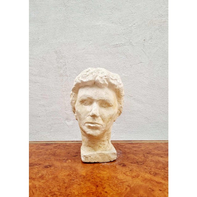 Sculptured Plaster Female Modelled Head, Italy, 1950s For Sale - Image 10 of 13