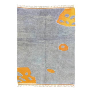 Hand-Knotted Wool Rug by Azele Studio For Sale