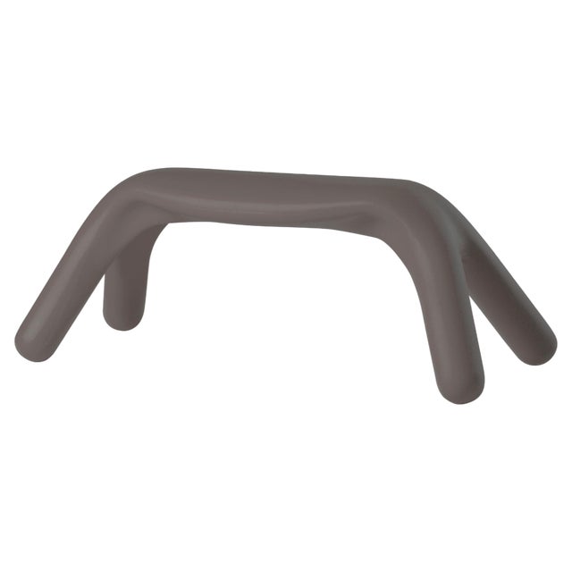 Argil Gray Atlas Bench by Giorgio Biscaro For Sale