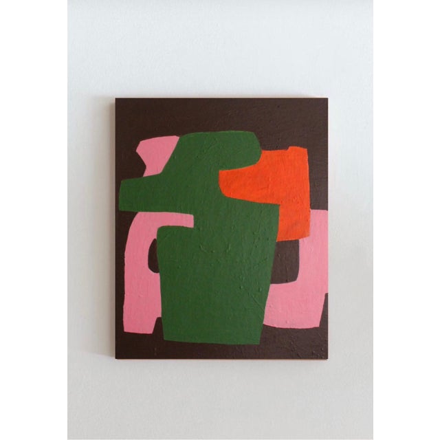 Bodasca, Mid-Century Style Minimalist Brick Composition, 2026, Acrylic on Canvas For Sale - Image 12 of 12