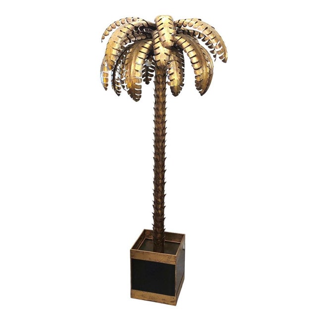 Floor Lamp in the style of Maison Jansen For Sale - Image 6 of 6
