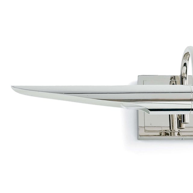 Traditional Regina Andrew Redford Picture Light Small in Polished Nickel For Sale - Image 3 of 6
