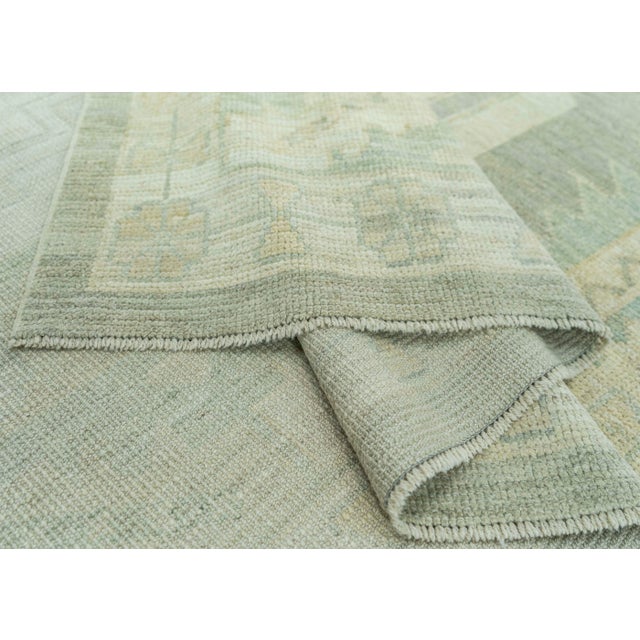 Turkish Oushak Rug 8' x 9'10" #19252 For Sale In Houston - Image 6 of 8