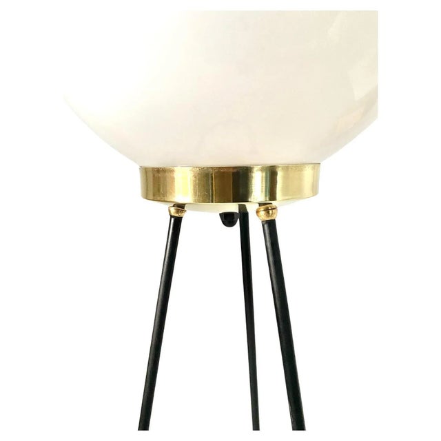 Stilnovo Tripod-Shaped Floor Lamp in the style of Stilnovo, Italy, 1950s For Sale - Image 4 of 8