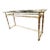 1960s Lucite & Brass “Bamboo” Console Table Attr. To Charles Hollis Jones For Sale