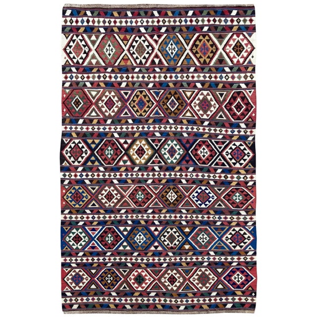Antique Caucasian Shirvan Kilim Rug, 1890s For Sale - Image 12 of 12