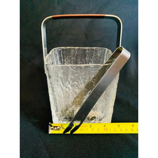 Hoya Mid-Century Ice Bucket With All Original Pieces For Sale - Image 9 of 13