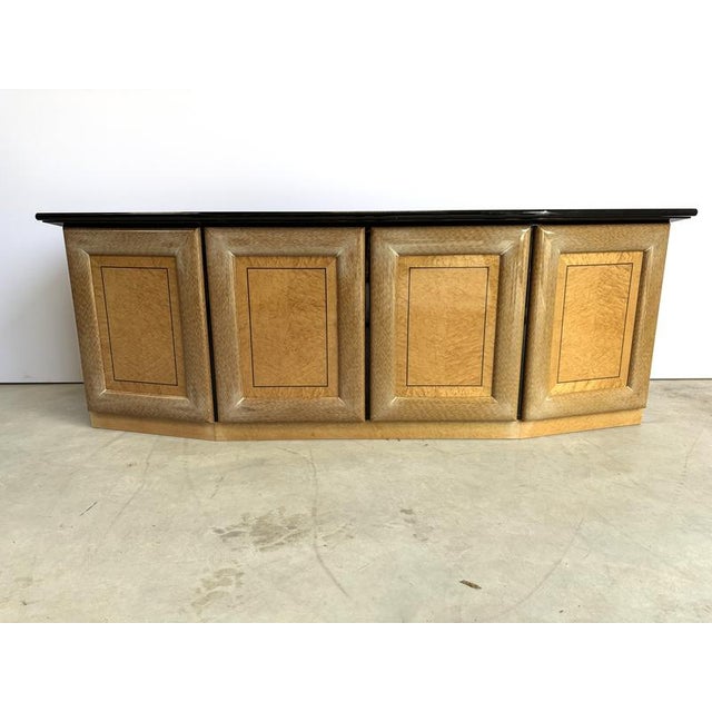 Vintage Burl Wood Credenza, 1980s For Sale - Image 12 of 13