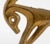 Frederic Weinberg (American, XX), Modernist brass sculpture of a gazelle, initialed "F.W." on front right leg.