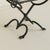 Vintage Spanish Brutalist Wrought Iron + Tooled Leather Folding Stool For Sale - Image 18 of 18