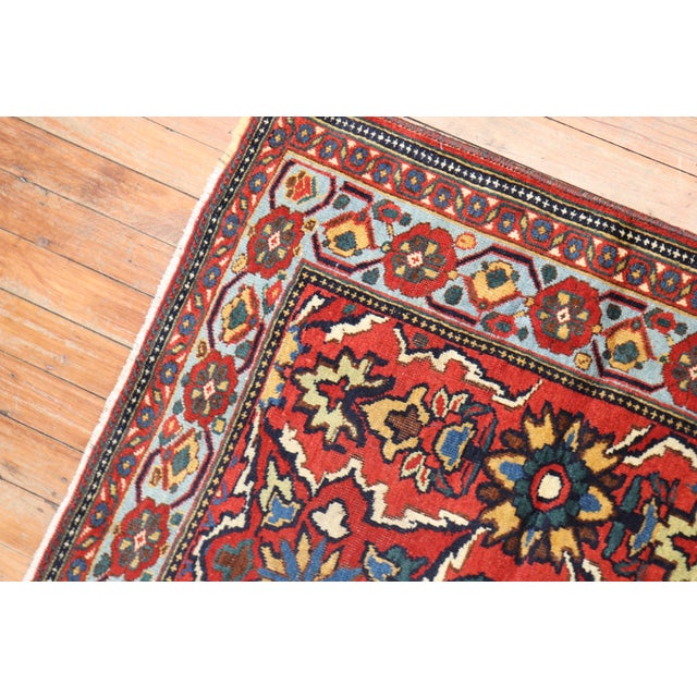 Textile Late 19th Century Zabihi Collection Qashqai Rug - 3'2" x 4'1" For Sale - Image 7 of 8