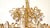 Metal Brass and Lead Crystal 5-Light Chandelier by Joska Bodenmais, 1970s For Sale - Image 7 of 11