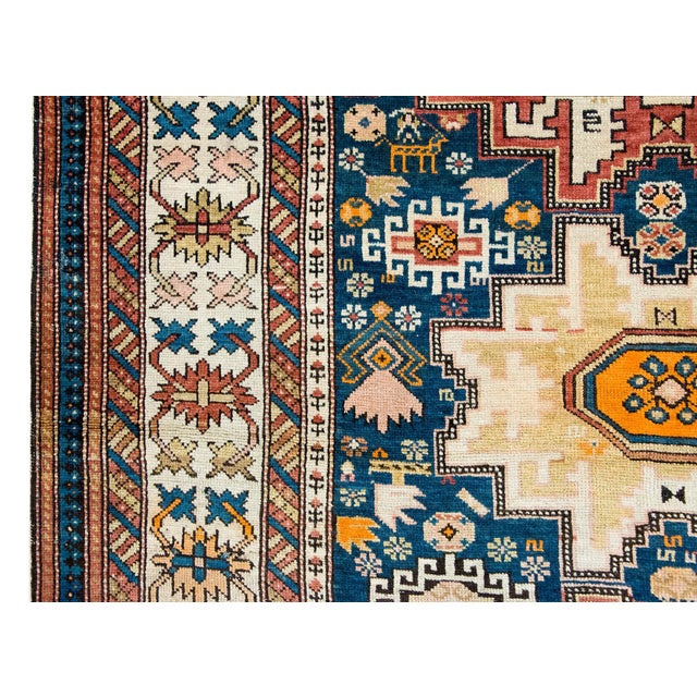 Early 20th Century Persian Shirvan Rug For Sale - Image 9 of 15