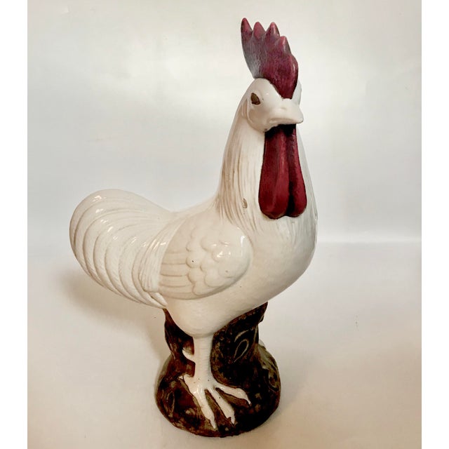 This Rooster by Ugo Zaccagnini has attitude. And why not? He brings together traditional Italian Majolica pottery stylings...