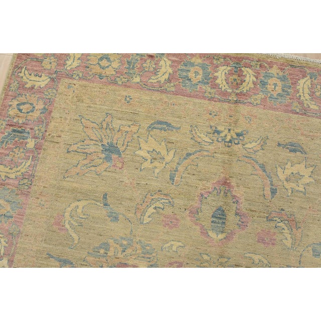 Ziegler Rug 6’2” X 9’4” Gray Wool Traditional Hand-Knotted Oriental Carpet For Sale In Philadelphia - Image 6 of 15