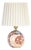Regina Andrew Giorgio Marble Mini Lamp, Natural Brass with Oyster Wave Pleat Shade For Sale