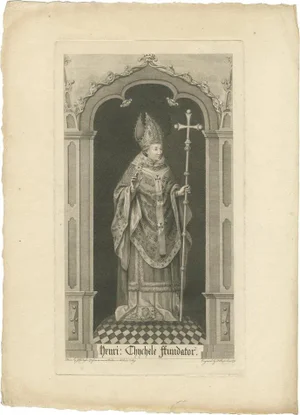 Francesco Bartolozzi, Henry Chichele, 1772, Paper