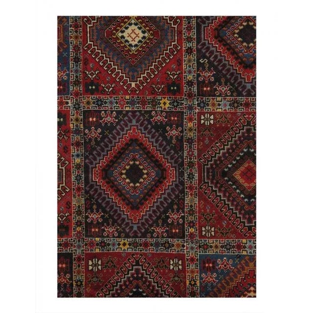 The pile used in Yalameh rugs is very fine, particularly in comparison to other tribal designs, using soft wool based on a...