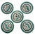 Majolica Plates, France, 19th Century, Set of 5 For Sale - Image 14 of 14