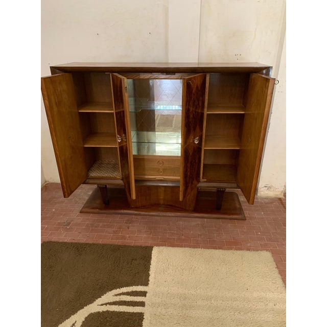 Brown Vintage Dining Set, 1940, Set of 9 For Sale - Image 8 of 17
