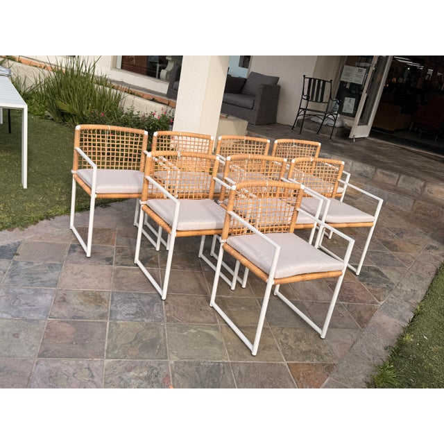 2020s Harbour Outdoor Loop Dining Chairs, Set of Eight For Sale - Image 5 of 12