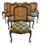 Vintage Louis XV Style Cane Back Dining Chairs - Set of 10 For Sale