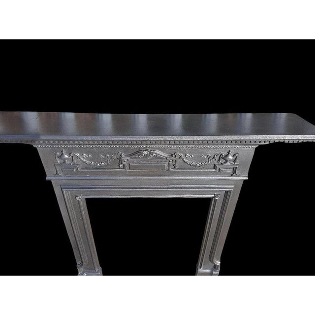 Victorian Cast Iron Fireplace Surround, 1896 For Sale - Image 9 of 18