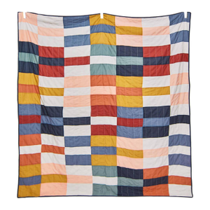 Anchal Multi-Check Patchwork Quilt Bedding, King Size